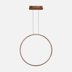 Altavola Design Ledowe Okręgi závesné svietidlo 1x30 W medená LA073/X_80_in_3k_copper