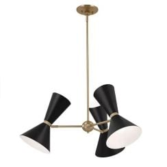 Elstead Lighting Phix závesné svietidlo 6x40 W čierna-hnedá KL-PHIX-3-CBB