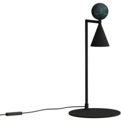 MaxLight Bingo stolová lampa 1x9 W čierna T0069