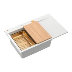 Quadron Josh drez graniteq 78x50 cm biela HCQJ7850U1_PVDC1_P2O