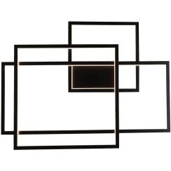 MaxLight Geometric nástenná lampa 1x45 W čierna W0233D