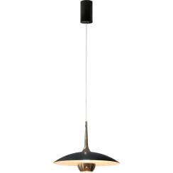 MaxLight Manuka závesné svietidlo 1x7 W čierna-zlatá P0676