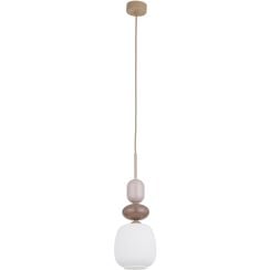 TK Lighting Zen Sabia závesné svietidlo 1x10 W biela-béžová 11870