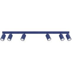 Sollux Lighting Karbon stropné svietidlo 6x10 W modrá SL.2326