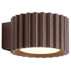 Sollux Lighting Aura nástenná lampa 1x8 W hnedá SL.2626