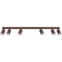 Sollux Lighting Karbon stropné svietidlo 6x10 W hnedá SL.2376