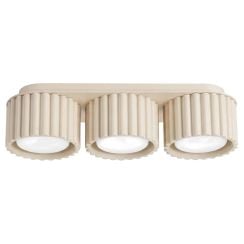 Sollux Lighting Aura stropné svietidlo 3x10 W béžová SL.2630