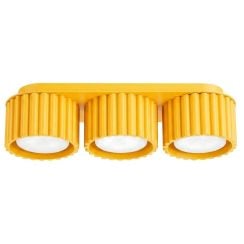 Sollux Lighting Aura stropné svietidlo 3x10 W žltá SL.2640