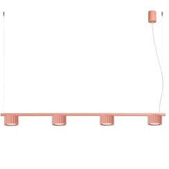 Sollux Lighting Aura závesné svietidlo 4x10 W ružová SL.2704