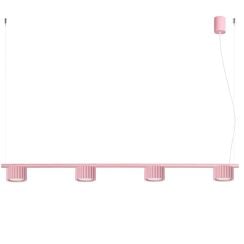 Sollux Lighting Aura závesné svietidlo 4x10 W ružová SL.2705