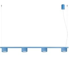 Sollux Lighting Aura závesné svietidlo 4x10 W modrá SL.2710