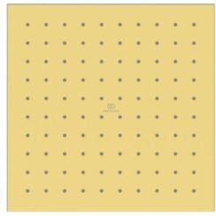 Ideal Standard Idealrain horná/hlavová sprcha 25x25 cm štvorec zlatá A8555A2