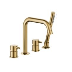 KFA Armatura Moza Brushed Light Gold vaňová/sprchová batéria na vaňu zlatá 5035-210-39