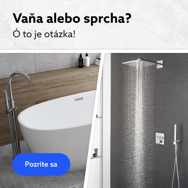 Vaňa alebo sprcha?