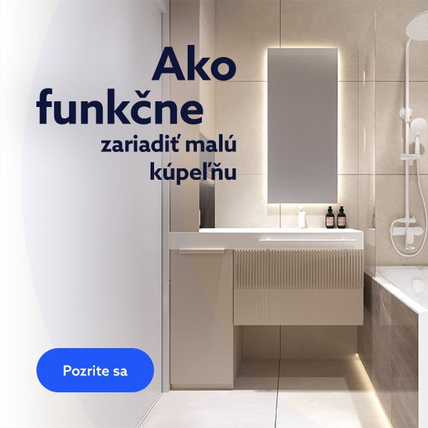 Ako funkčne zariadiť mal&uacute; k&uacute;peľňu