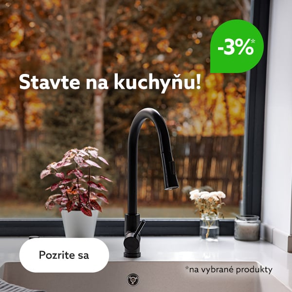 Stavte na kuchyňu -3%!